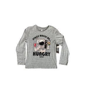 American Dream Team Network Shirt Youth Kids Large 14 16 Gray Graphic Space Nasa